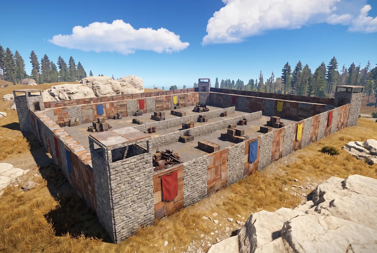 Tailored mechanics: We build game modes that do not exist in vanilla Rust. Custom objectives, altered progression and rule sets designed for broadcast drama.